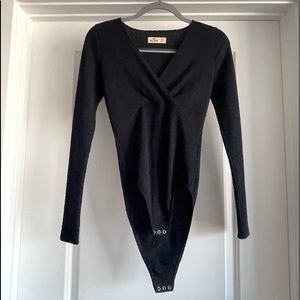 Hollister Deep V Bodysuit, Size XS